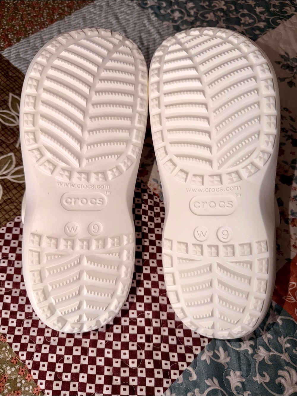 Crocs Baya Platform Clogs White Women’s Size 9 NWOT Comfort Shoes - Picture 3 of 5